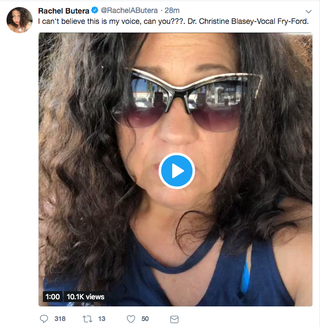 Screenshot of Rachel Butera’s tweet.